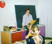 Tim Trudeau teaching SS class 1982)